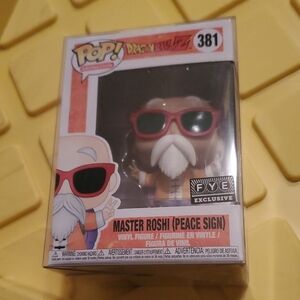 Dragonballz Master Roshi Peace Sign #381 Fye Exclusive Funko Pop